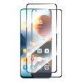 For Xiaomi Redmi 12 5G Global 2pcs ENKAY Hat-Prince Full Glue High Aluminum-silicon Tempered Glass F