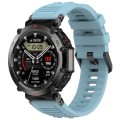 For Amazfit T-Rex Ultra Silicone Sports Watch Band(Light Blue)