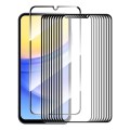 For Samsung Galaxy A15 4G / 5G 10pcs ENKAY Hat-Prince Full Glue High Aluminum-silicon Tempered Glass