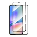 For Samsung Galaxy A05s 2pcs ENKAY Hat-Prince Full Glue High Aluminum-silicon Tempered Glass Film