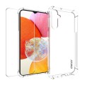 For Samsung Galaxy A25 5G ENKAY Transparent TPU Shockproof Phone Case with Glass Film