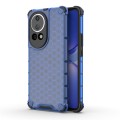 For Huawei Nova12 pro Shockproof Honeycomb Phone Case(Blue)