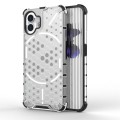 For Nothing Phone 2 Shockproof Honeycomb Phone Case(White)