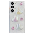 For Samsung Galaxy S22+ 5G Love Epoxy TPU Protective Case(Pink)