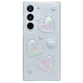 For Samsung Galaxy S23 5G Love Epoxy TPU Protective Case(Transparent)