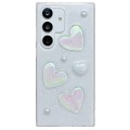 For Samsung Galaxy S23 FE 5G Love Epoxy TPU Protective Case(Transparent)