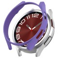 For Samsung Galaxy Watch 6 Classic 47mm Half Coverage Hollow PC Watch Protective Case(Purple)