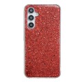 For Samsung Galaxy  A14 5G Glitter Sequins Epoxy TPU Phone Case(Red)
