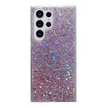 For Samsung Galaxy S24 Ultra 5G Glitter Sequins Epoxy TPU Phone Case(Pink)
