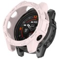 For Garmin Epix Pro 42mm / Fenix 7S / 7S Pro Armored TPU Half Wrapped Watch Protective Case(Pink)