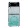 For Samsung Galaxy Z Flip3  Magsafe Glitter TPU Phone Protective Case(Green)
