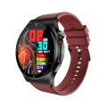 ET340 1.46 inch Color Screen Smart Silicone Strap Watch,Support Blood Oxygen / Blood Glucose / Uric