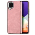 For Samsung Galaxy A22 4G Skin-Feel Electroplating TPU Shockproof Phone Case(Pink)