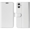 For Samsung Galaxy A05 R64 Texture Horizontal Flip Leather Phone Case(White)