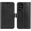 For Samsung Galaxy S24 Ultra 5G R64 Texture Horizontal Flip Leather Phone Case(Black)