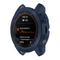 For Garmin Fenix 7 Pro Half Package Electroplated TPU Watch Protective Case(Blue)