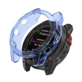 For Garmin Epix Pro 47mm Half-Package TPU Watch Protective Case(Transparent Blue)