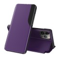 For iPhone 15 Plus Attraction Flip Holder Leather Phone Case(Purple)