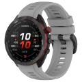 For Garmin Approach S70 42mm 20mm Sports Silicone Watch Band(Grey)