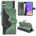 For Samsung Galaxy A05 Stitching Horizontal Flip Leather Phone Case(Green)