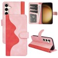 For Samsung Galaxy S24 5G Stitching Horizontal Flip Leather Phone Case(Red)