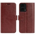 For Motolora Moto G24 R64 Texture Horizontal Flip Leather Phone Case(Brown)