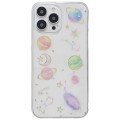For iPhone 15 Pro Cosmic Star Glitter Epoxy TPU Phone Case(Transparent)