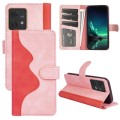 For Motolora Edge 40 Neo Stitching Horizontal Flip Leather Phone Case(Red)