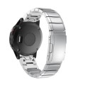 For Garmin Instinct Crossover Solar 22mm Titanium Alloy Quick Release Watch Band(Sliver)