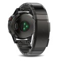 For Garmin Enduro 26mm Titanium Alloy Quick Release Watch Band(Black)