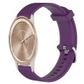 For GarminMove Trend 20mm Diamond Textured Silicone Watch Band(Purple)