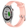 For Garmin Approach S40 20mm Diamond Textured Silicone Watch Band(Pink)