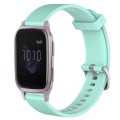 For Garmin Venu SQ 20mm Diamond Textured Silicone Watch Band(Teal)