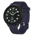 For Samsung Galaxy watch 5 Golf Edition 20mm Diamond Textured Silicone Watch Band(Midnight Blue)