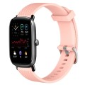 For Amazfit GTS 2 Mini 20mm Diamond Textured Silicone Watch Band(Pink)