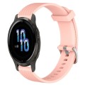 For Garmin Venu 2S 18mm Diamond Textured Silicone Watch Band(Pink)