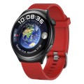 For Huawei Watch GT3 SE 22mm Diamond Textured Silicone Watch Band(Dark Grey)