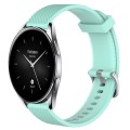 For Xiaomi Watch S2 42mm 22mm Diamond Textured Silicone Watch Band(Teal)