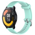 For Xiaomi Watch S1 Active 22mm Diamond Textured Silicone Watch Band(Teal)