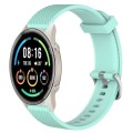 For Xiaomi Mi Watch Sport 22mm Diamond Textured Silicone Watch Band(Teal)