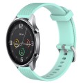 For Xiaomi Mi Watch Color 22mm Diamond Textured Silicone Watch Band(Teal)