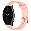 For Amazfit GTR 2e 22mm Diamond Textured Silicone Watch Band(Pink)