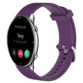 For Amazfit GTR 2 22mm Diamond Textured Silicone Watch Band(Purple)