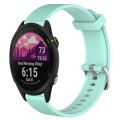 For Garmin Forerunner 255 22mm Diamond Textured Silicone Watch Band(Teal)