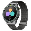 For Huawei Watch GT3 SE Milan Double Magnetic Steel Mesh Watch Band(Gray)