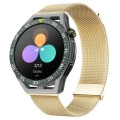 For Huawei Watch GT3 SE Milan Double Magnetic Steel Mesh Watch Band(Gold)