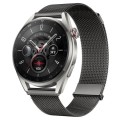 For Huawei Watch3 Pro New Milan Double Magnetic Steel Mesh Watch Band(Gray)