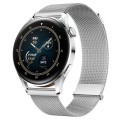 For Huawei Watch3 / Watch3 Pro Milan Double Magnetic Steel Mesh Watch Band(Silver)
