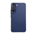 For Samsung Galaxy S23 5G Leather Oil PC Hard All-inclusive Phone Case(Dark Blue)