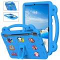 For Samsung Galaxy Tab S9 FE+ 12.4 X610N Handle Kickstand Children EVA Shockproof Tablet Case(Sky Bl